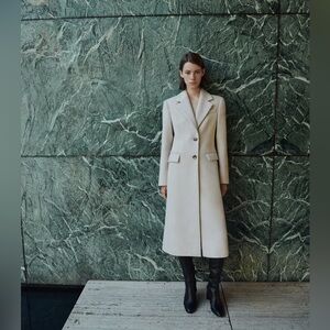 NWT MANGO Wool Overcoat